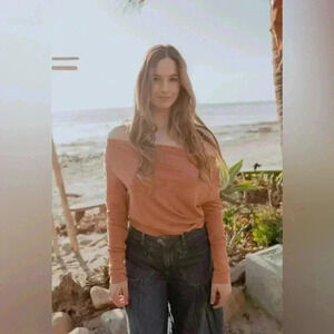 NWT we the free Kimmi long sleeve top by Free People size small